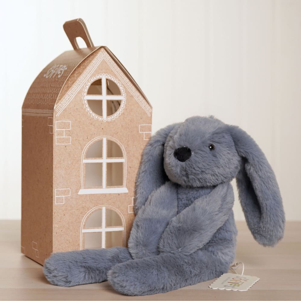 Softies - Hase / Sonny der Hase dunkelgrau - SOF103 - Softies Kuscheltier Plüschtier Stofftier