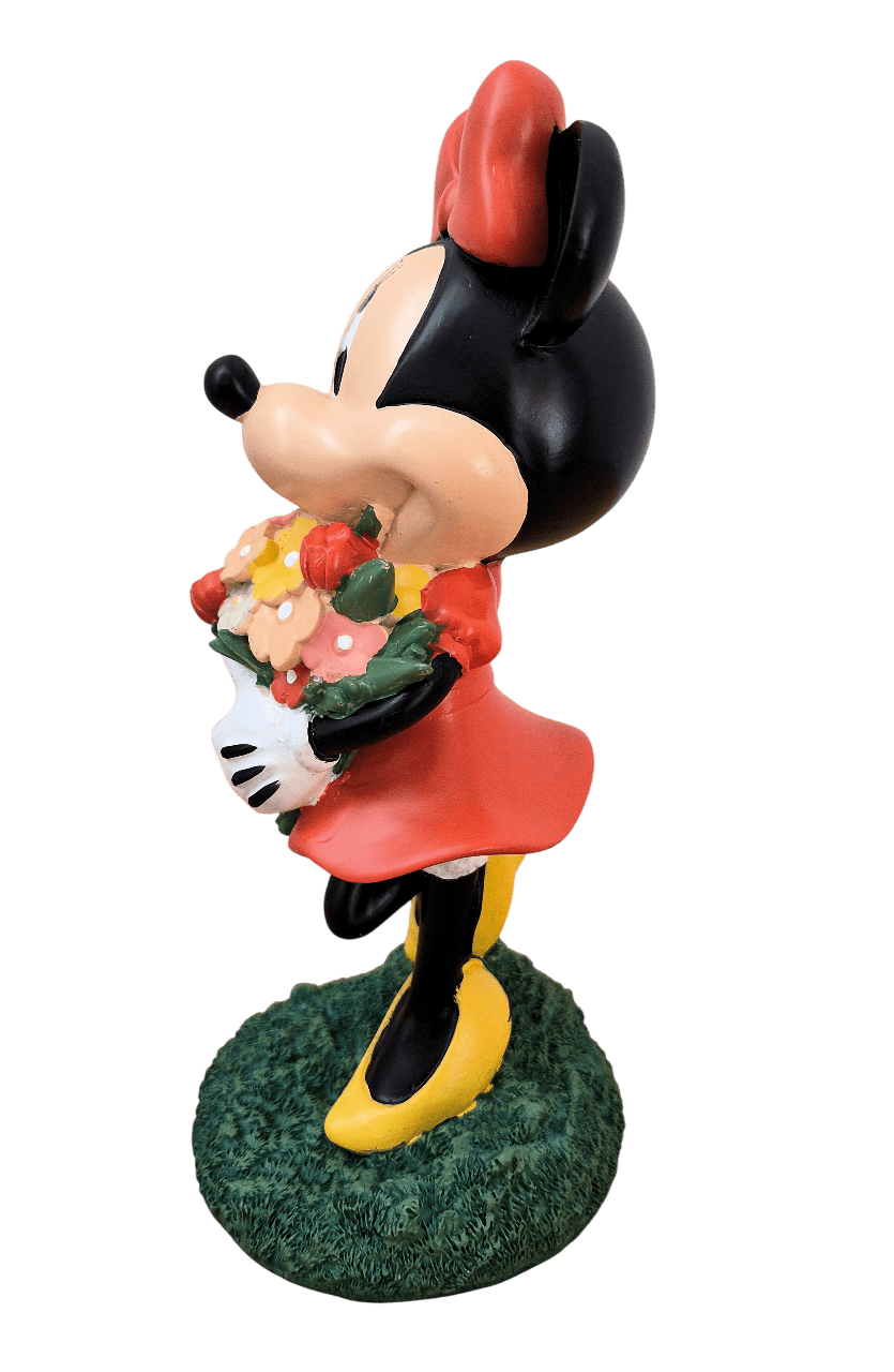 Gartenfigur Minnie Maus mit Blumenstrauß - Minnie Mouse - DN26051 - Christmas Inspirations Disney Figur Deko