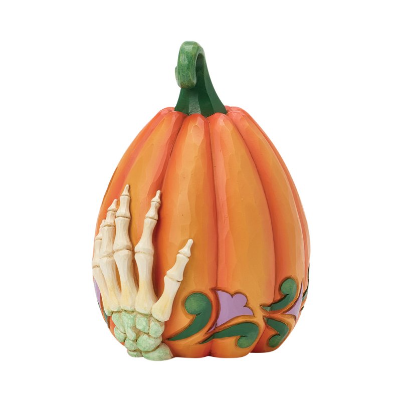 Oh My Boo Kürbis LED beleuchtet 6018085 - Jim Shore Heartwood Creek Jack-o-Lantern Halloween