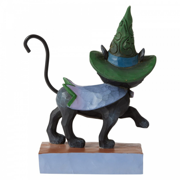 Walking Black Cat with Witch's Hat / Schwarze Katze mit Hexenhut Jim Shore 6006705