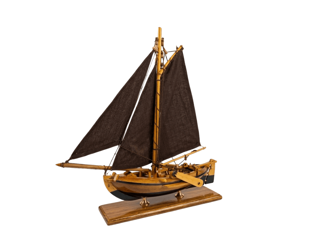 Authentic Models Dutch Botter – Traditionelles holländisches Fischereischiff Modell 32 x 36 cm
