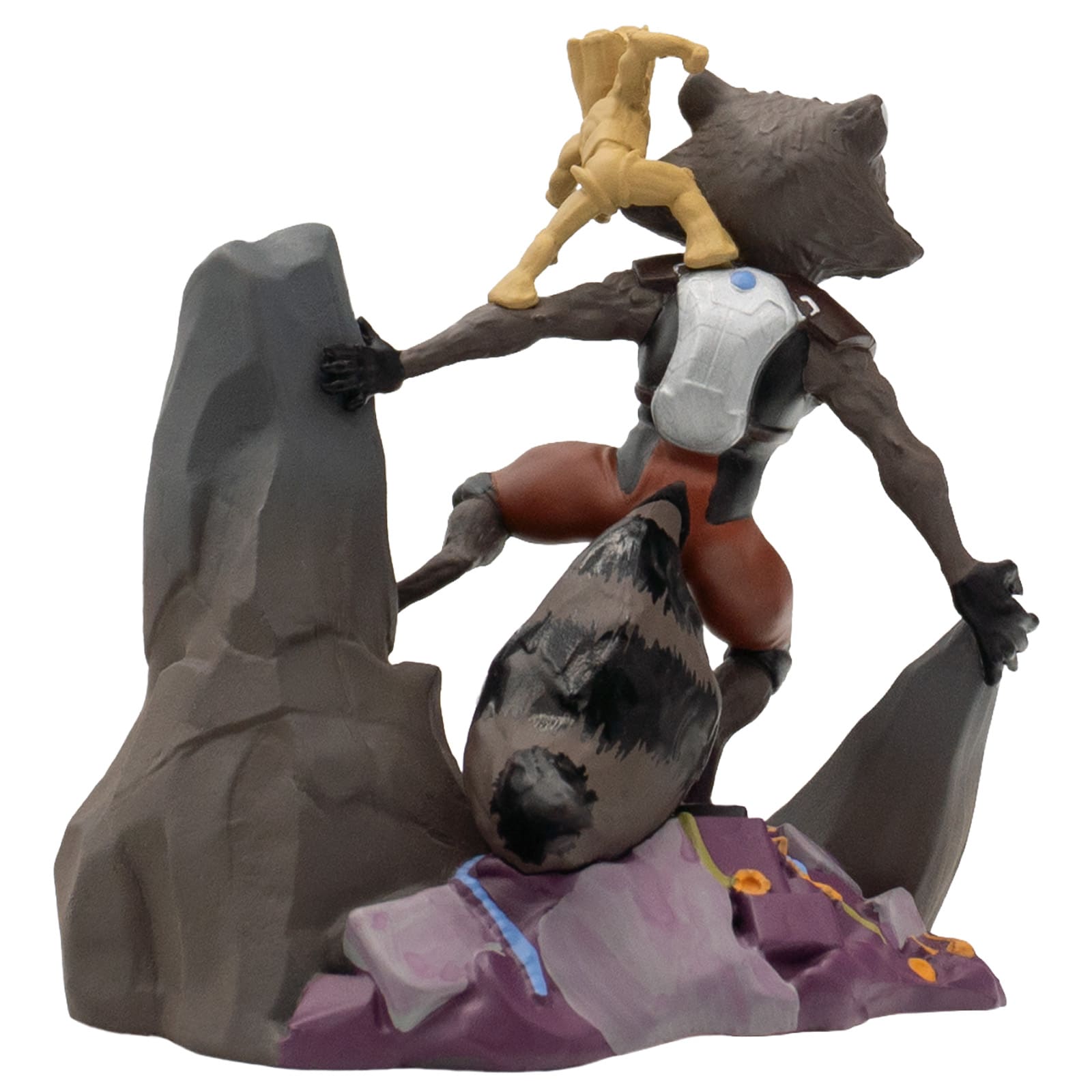Bullyland Figur Marvel Rocket & Groot - 11278 - Superhelden Figur Spider-Man Miles Morales Marvel Heroes