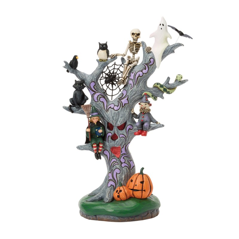 Wicked Woods Scary Tree - Spukbaum LED beleuchtet 6018090 - Heartwood Creek Jim Shore Halloween