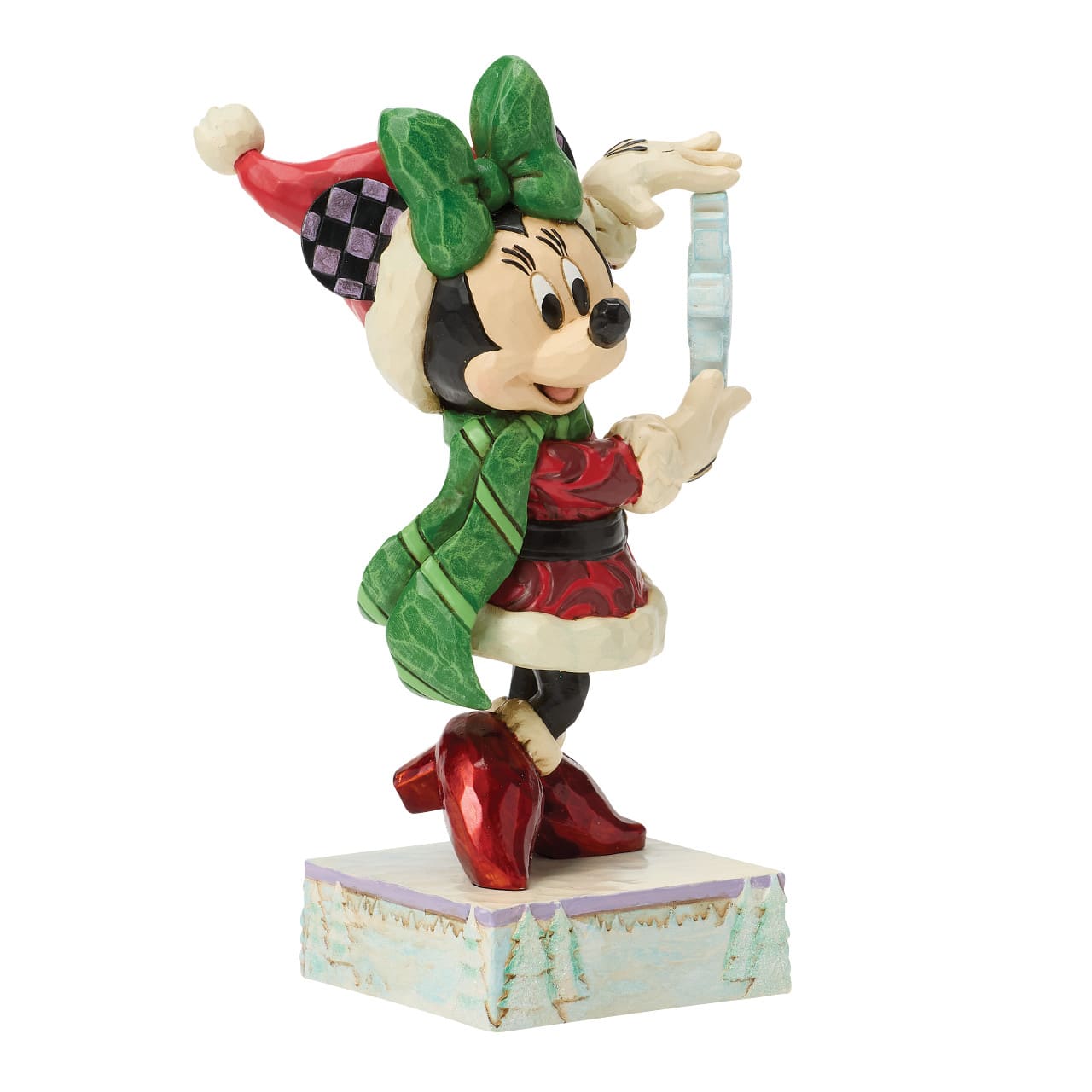Snow Unique - Minnie Maus mit Schneeflocke 6018710 Disney Traditions Jim Shore Disneyfigur