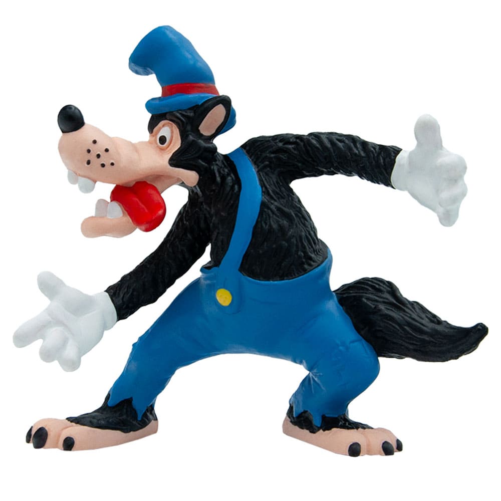 Die drei kleinen Schweinchen - Ede Wolf /  Walt Disney Spielfigur - Tortenfigur - Disneyfigur Bullyland 12493