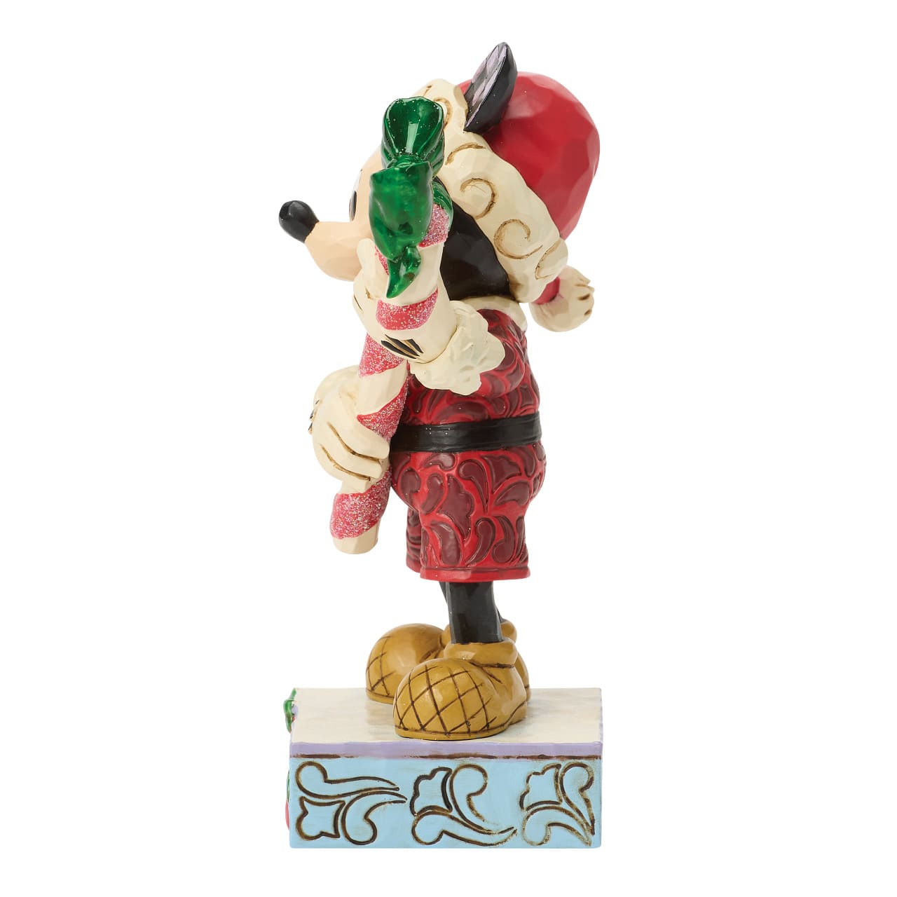 Peppermint Magic Micky Maus mit Zuckerstange / Candy Cane 6018711 Disney Traditions Jim Shore Disneyfigur