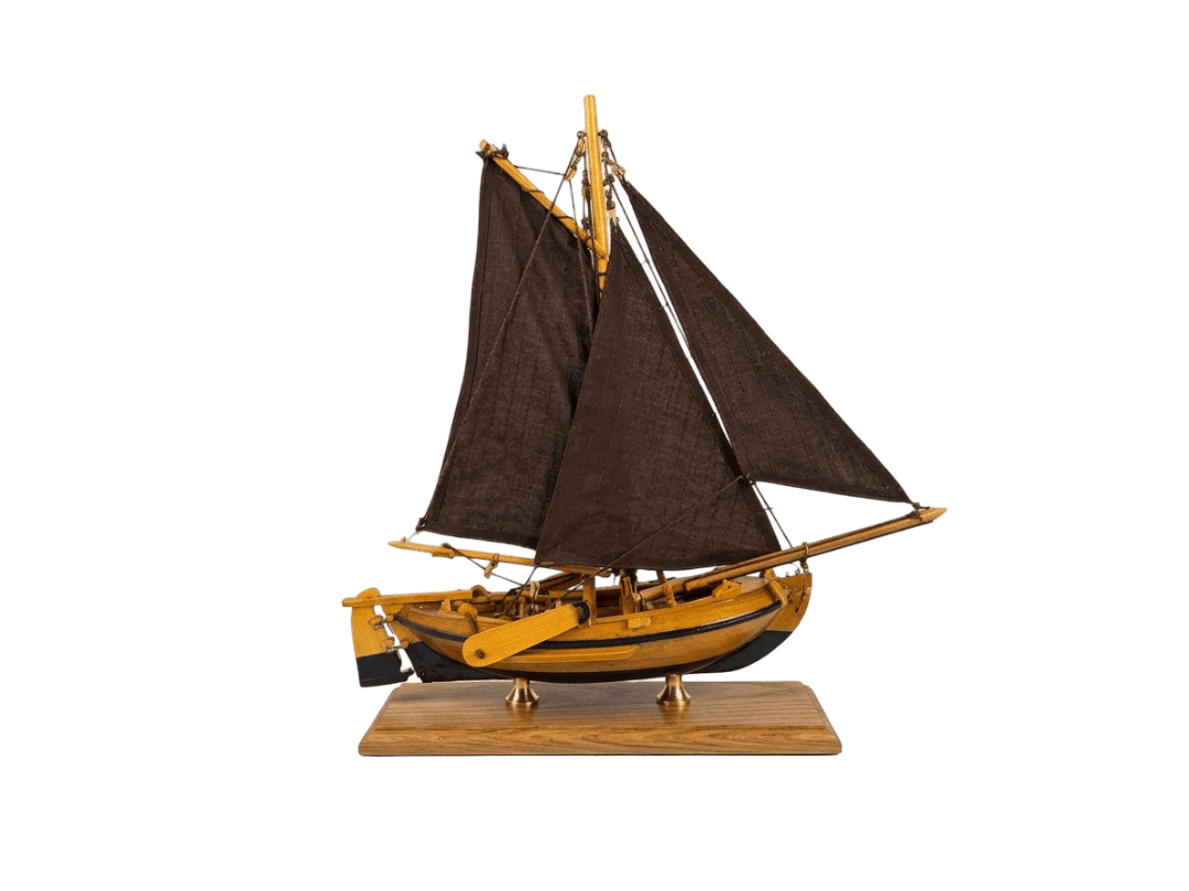 Authentic Models Dutch Botter – Traditionelles holländisches Fischereischiff Modell 32 x 36 cm
