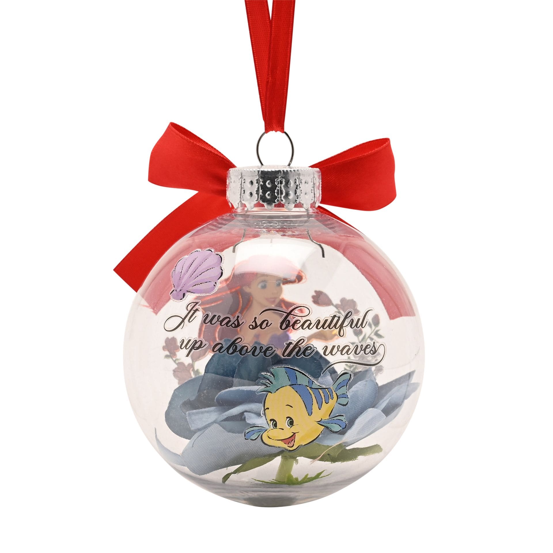 Disney Weihnachtskugel - Arielle XM23367 - It was so beautiful up above the waves Disney Christbaumkugel