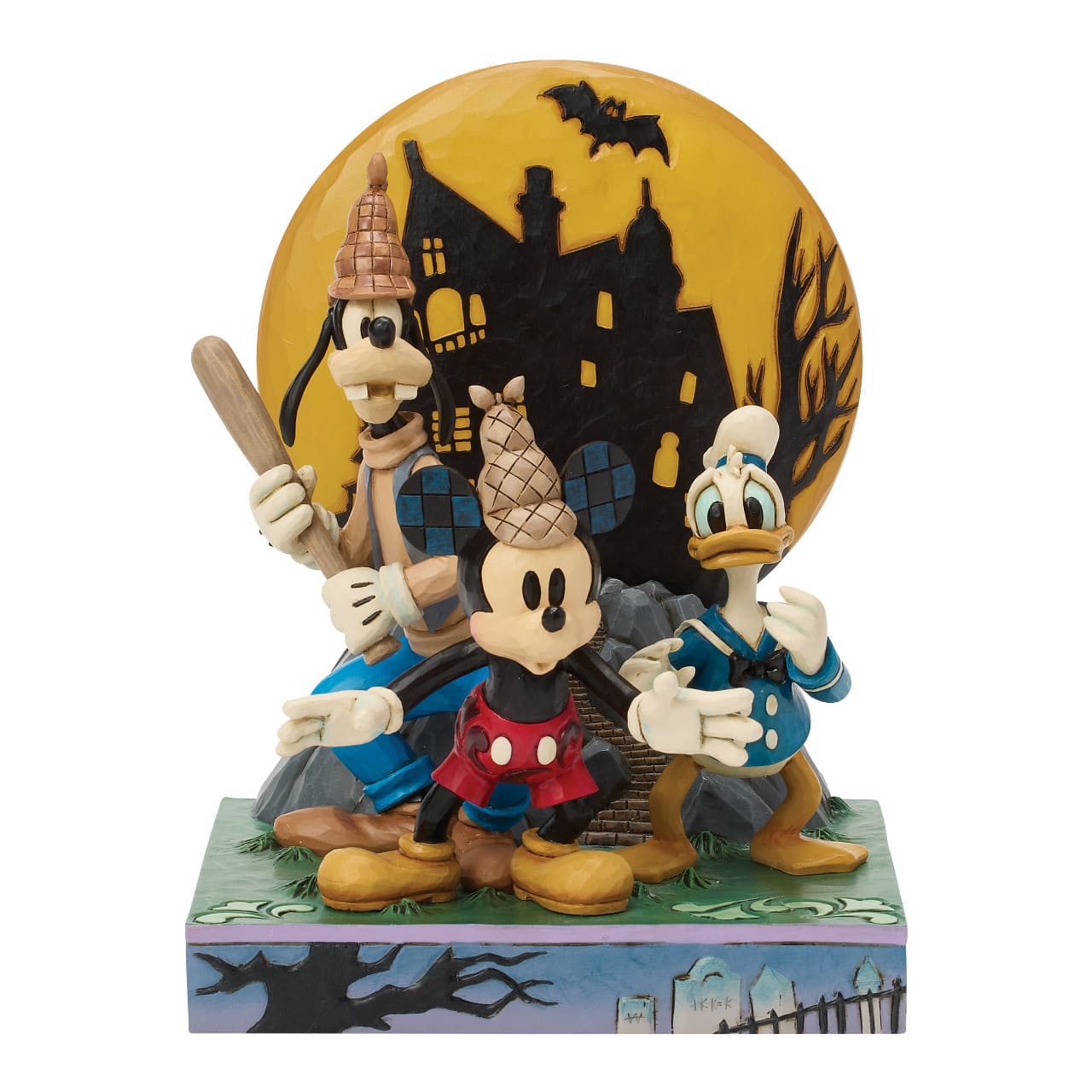 Look Out! Ghosts! – Mickey, Goofy & Donald Lonesome Ghosts - 6017941 - Disney Traditions Jim Shore Disneyfigur