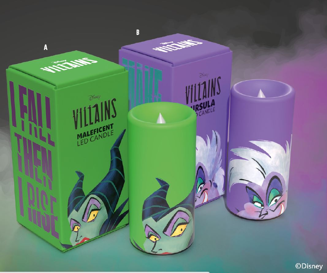 LED Kerze Villain Maleficent Green / Malefiz - Disney Home Fragrance DISVILED01N - Villains Kerze