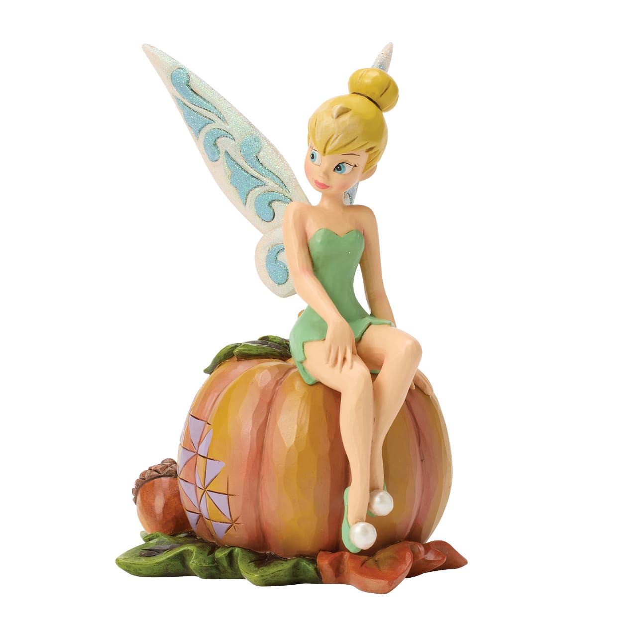 Pumpkin Patch Pixie Tinkerbell auf Kürbis / Pumpkin 6017943 Disney Traditions Jim Shore Halloweenfigur