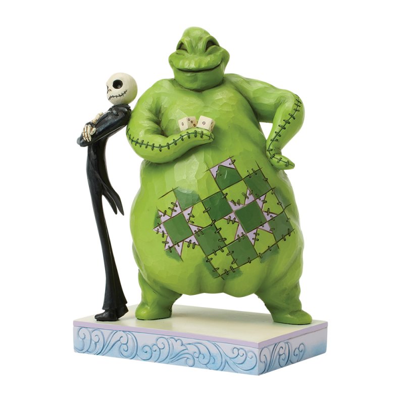 One More Roll Jack Skellington & Oogie Boogie  6017934 - Disney Traditions Jim Shore Disneyfigur